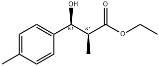 Benzenepropanoic acid, -ba--hydroxy--alpha-,4-dimethyl-, ethyl ester, (R*,R*)- (9CI) Structure