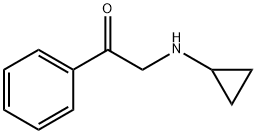 2-(Cyclopropylamino)-1-phenylethanone, 18381-60-7, 结构式
