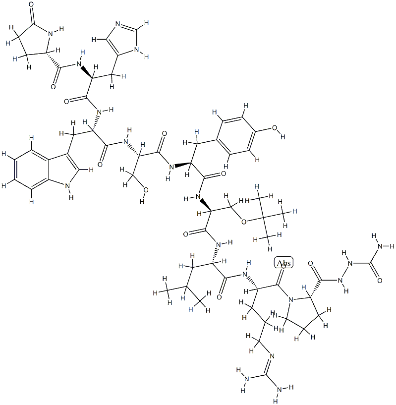 (Ser(tBu)6,Azagly10)-LHRH Struktur