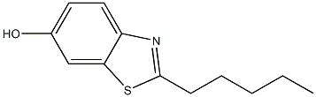 6-Benzothiazolol,2-pentyl-(9CI) Struktur
