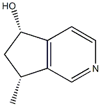 5H-Cyclopenta[c]pyridin-5-ol,6,7-dihydro-7-methyl-,(5R,7S)-rel-(9CI) Structure