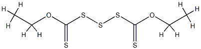 Pertrithiobis(thioformic acid O-ethyl) ester Struktur