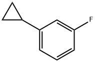 Benzene, 1-cyclopropyl-3-fluoro- Structure
