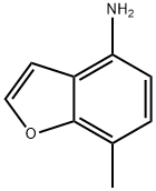 4-Benzofuranamine,7-methyl-(9CI) Structure