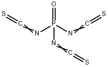 Phosphoric triisothiocyanate Struktur