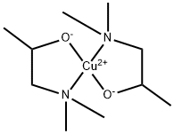 Bis(dimethylamino-2-propoxy)copper(II), min. 98% Cu(dmap)2 Struktur
