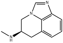 4H-Imidazo[4,5,1-ij]quinolin-5-amine,5,6-dihydro-N-methyl-,(R)-(9CI) 结构式