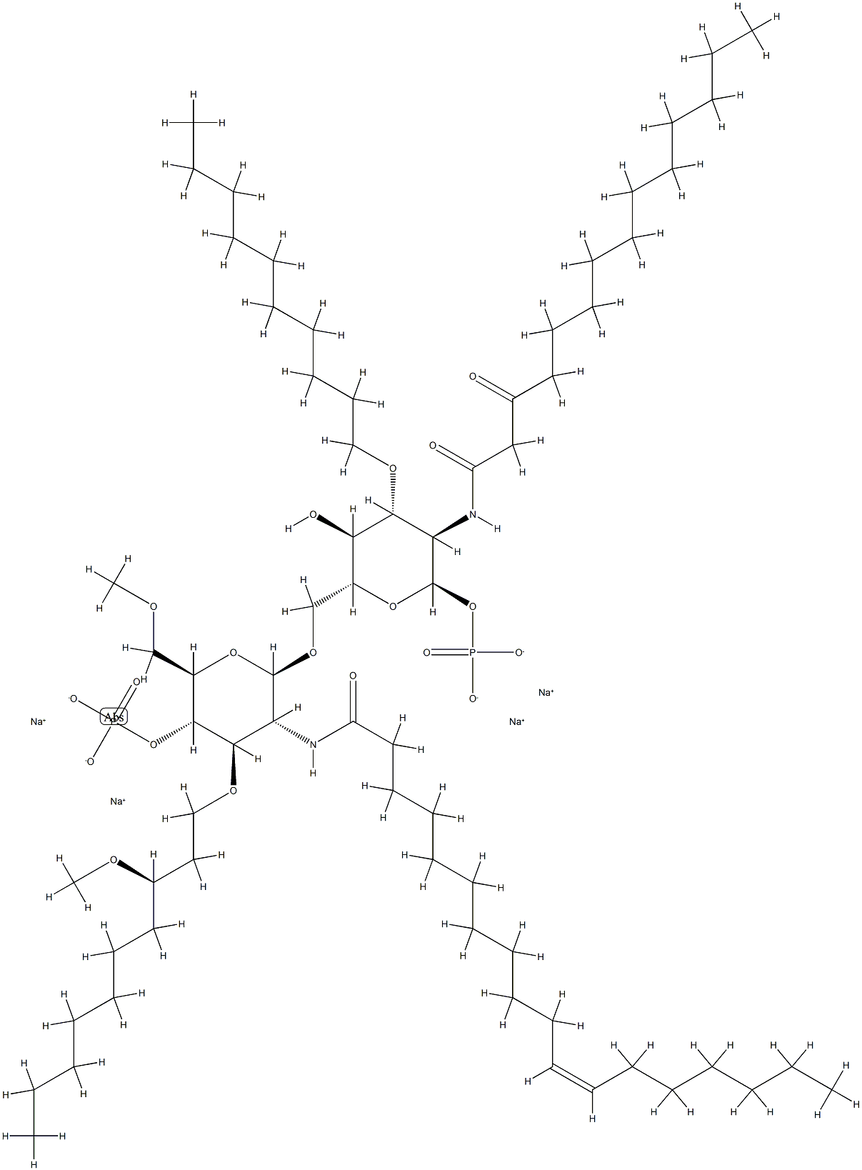 エリトラン四ナトリウム 化学構造式