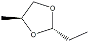 2-Ethyl-4-methyl-1,3-dioxolan (cis/trans-Gemisch) 结构式