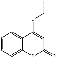 2H-1-Benzothiopyran-2-one,4-ethoxy-(9CI) Struktur