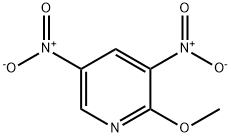 2-メトキシ-3,5-ジニトロピリジン 化学構造式