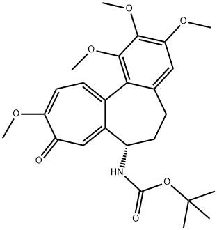 N-(tert-Butoxycarbonyl)deacetylcolchicine Structure