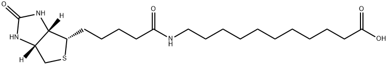 SLC-(+)-ビオチン 化学構造式