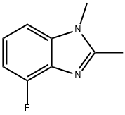 1H-Benzimidazole,4-fluoro-1,2-dimethyl-(9CI) Structure