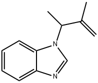 1H-Benzimidazole,1-(1,2-dimethyl-2-propenyl)-(9CI) 化学構造式