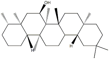 D:A-Friedooleanan-7α-ol Struktur