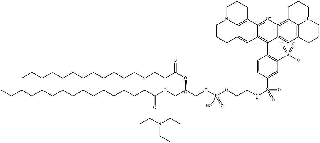 荧光染料TEXAS RED-DHPE,187099-99-6,结构式