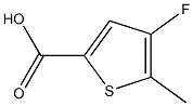 2-Thiophenecarboxylicacid,4-fluoro-5-methyl-(9CI) Structure