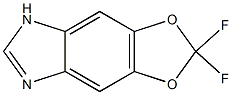 5H-1,3-Dioxolo[4,5-f]benzimidazole,2,2-difluoro-(9CI) Struktur