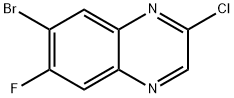 7-BROMO-2-CHLORO-6-FLUOROQUINOXALINE(WXFC0650) Struktur