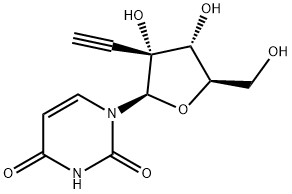 2'-C-ethynyluridine Struktur