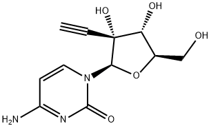 2'-C-ethynylcytidine Structure