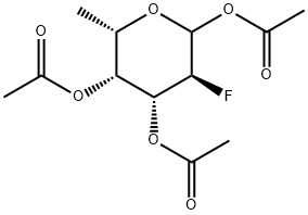 1,3,4-Tri-O-acetyl-2-deoxy-2-fluoro-L-fucose Structure