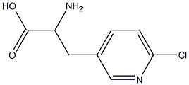 3-Pyridinepropanoicacid,-alpha--amino-6-chloro-(9CI) Structure