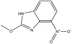 1H-Benzimidazole,2-methoxy-4-nitro-(9CI) Structure