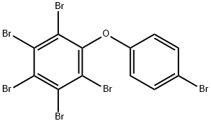 2,3,4,45,6-Hexabromodiphenyl ether Structure