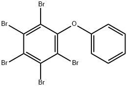 2,3,4,5,6‐ペンタブロモジフェニルエーテル標準液 化学構造式