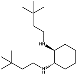 (1S,2S)-N,N'-二(3,3-二甲基丁基)-1,2-环己二胺 结构式