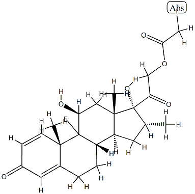 dexamethasone 21-iodoacetate Struktur