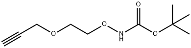 保护基团-氨基氧基-单乙二醇-丙炔 结构式