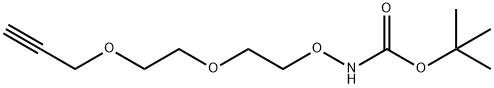 Boc-aminooxy-PEG2-Propargyl Structure