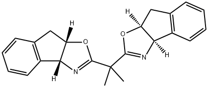 (3aR,3'aR,8aS,8'aS)-2,2'-(1-Methylethylidene)bis[3a,8a-dihydro-8H-Indeno[1,2-d]oxazole Struktur