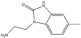 2H-Benzimidazol-2-one,1-(2-aminoethyl)-1,3-dihydro-5-methyl-(9CI),189753-27-3,结构式