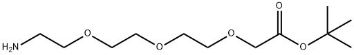 H2N-PEG3-CH2COOtBu, 189808-70-6, 结构式