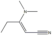 2-Pentenenitrile,3-(dimethylamino)-(9CI) 结构式