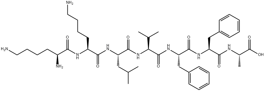 Β淀粉样肽改造多肽-[LYS15]-AMYLOID Β-PROTEIN (15-21) 结构式