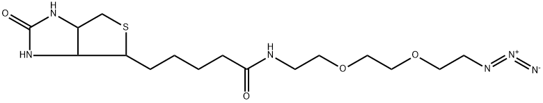 Biotin-PEG2-azide Struktur