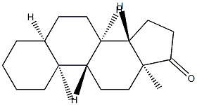 5β-Androstan-17-one 结构式