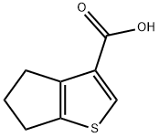 5,6-Dihydro-4H-cyclopenta[b]thiophene-3-carboxylic acid Structure