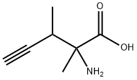 4-Pentynoicacid,2-amino-2,3-dimethyl-(9CI) Structure