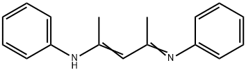 N-[1 - 甲基-3 - (苯氨基)-2 - 丁烯-1 - 亚基]苯胺, 19164-92-2, 结构式