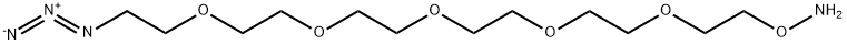 Aminooxy-PEG5-azide Structure