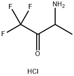 3-AMINO-1,1,1-TRIFLUOROBUTAN-2-ONE HYDROCHLORIDE Structure