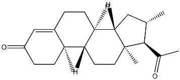 (17α)-16β-Methylprogesterone Struktur