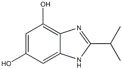 1H-Benzimidazole-4,6-diol,2-(1-methylethyl)-(9CI) Structure