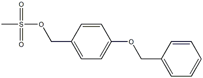 4-(苄氧基)苄基甲烷磺酸酯, 192997-48-1, 结构式